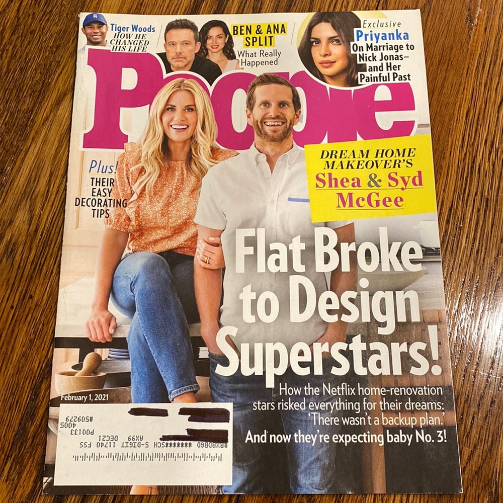 People Magazine February 2021 - Shea & Syd McGee - Tiger Woods - Priyanka Chopra